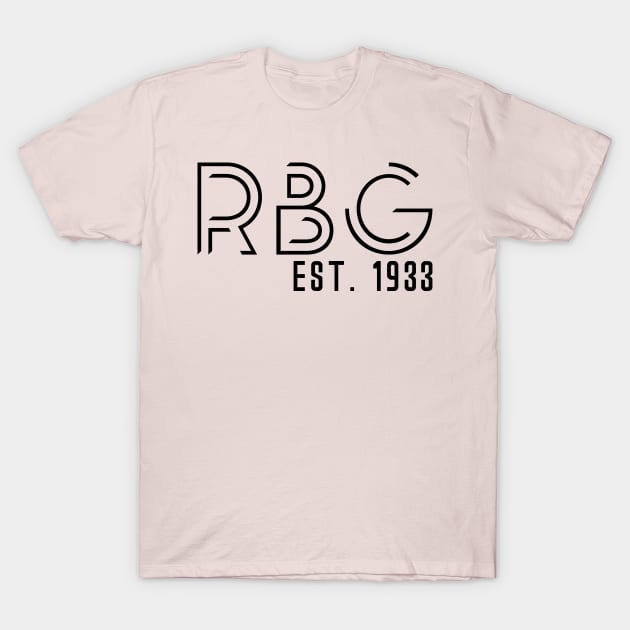 RBG Est 1933 - Ruth Bader Ginsburg - Social Justice - Feminism T-Shirt by PozureTees108